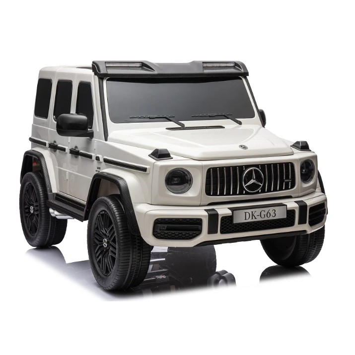 Mașinuța electrica Dake Mercedes Benz G63 12V White (DKG63 / 3)