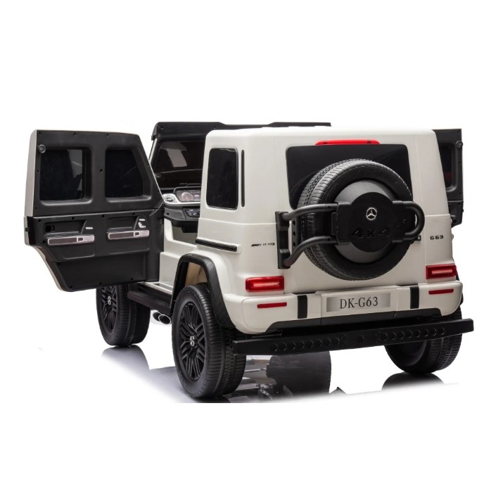 Mașinuța electrica Dake Mercedes Benz G63 12V White (DKG63 / 3)