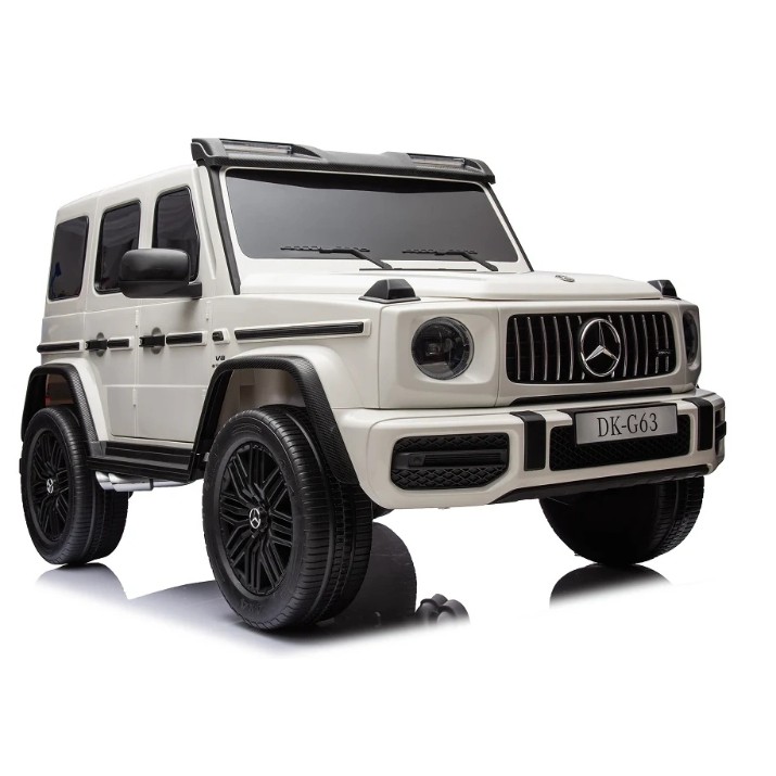 Mașinuța electrica Dake Mercedes Benz G63 12V White (DKG63 / 3)