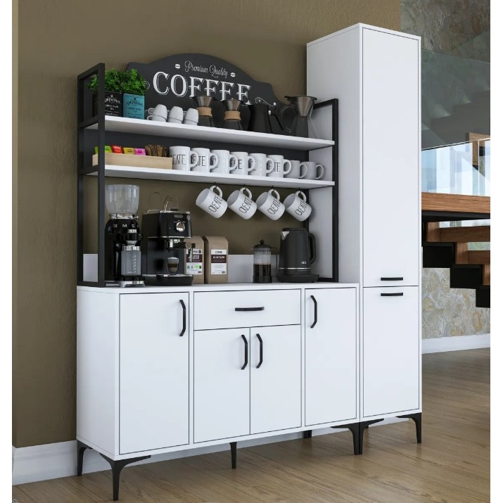Буфет Trendy JE149 3081 White 198.6x160x40cm GTR006692