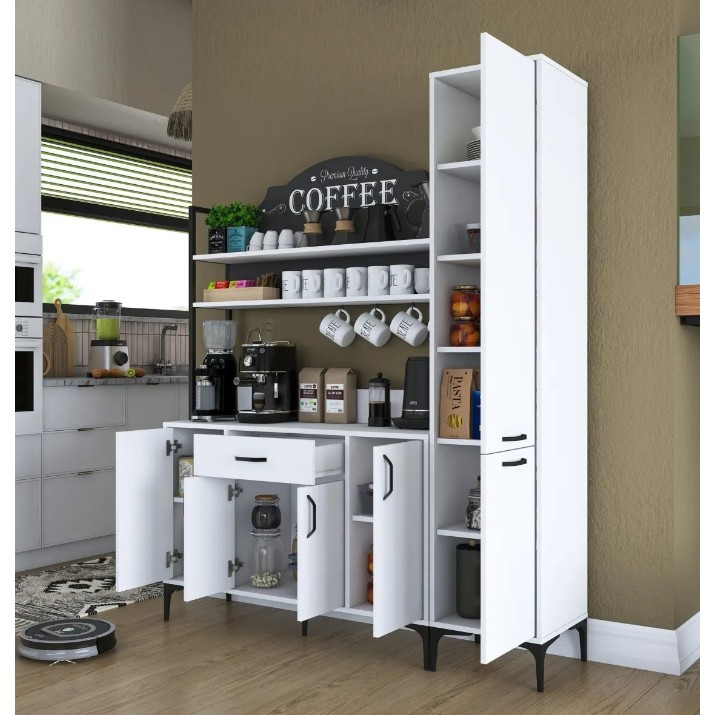 Буфет Trendy JE149 3081 White 198.6x160x40cm GTR006692