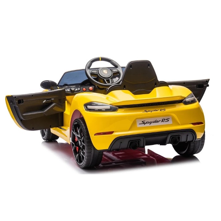 Mașinuța electrica Dake Porsche 718 Spyder Yellow (P718 /4)