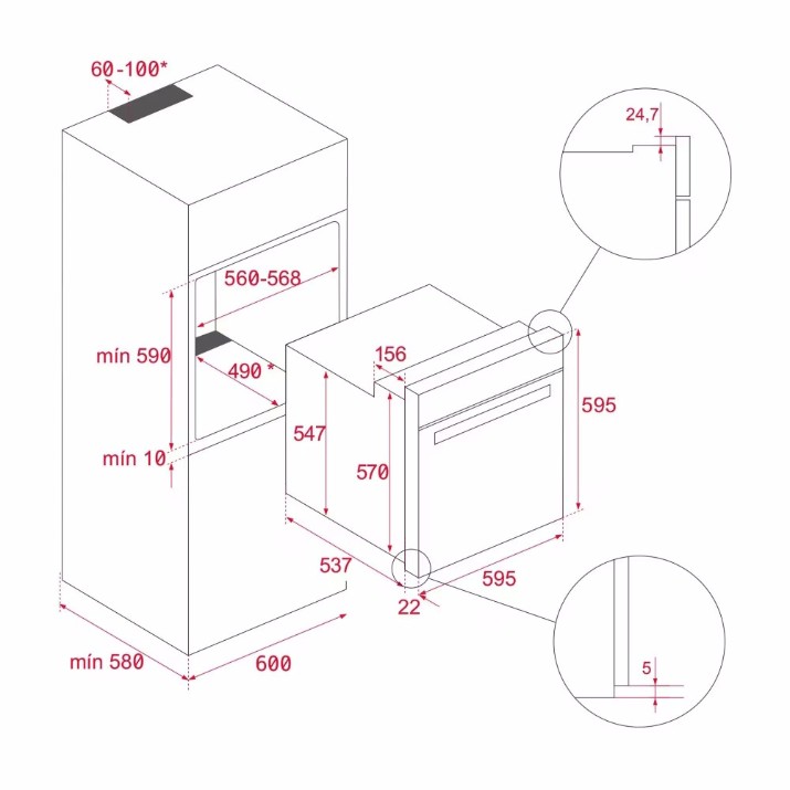 Cuptor electric Teka HSB 6350 P SS