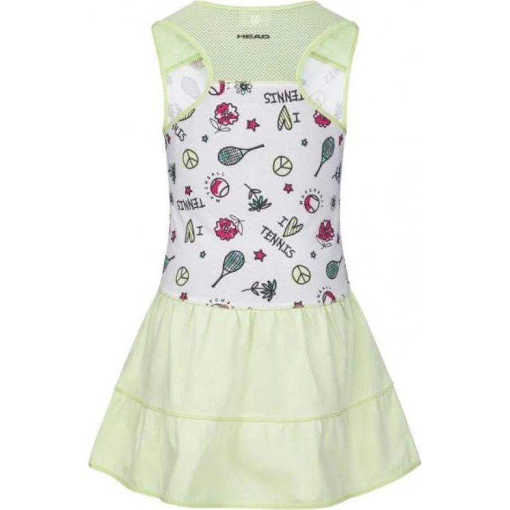 Детское платье Head Tennis Dress 116 Light Green