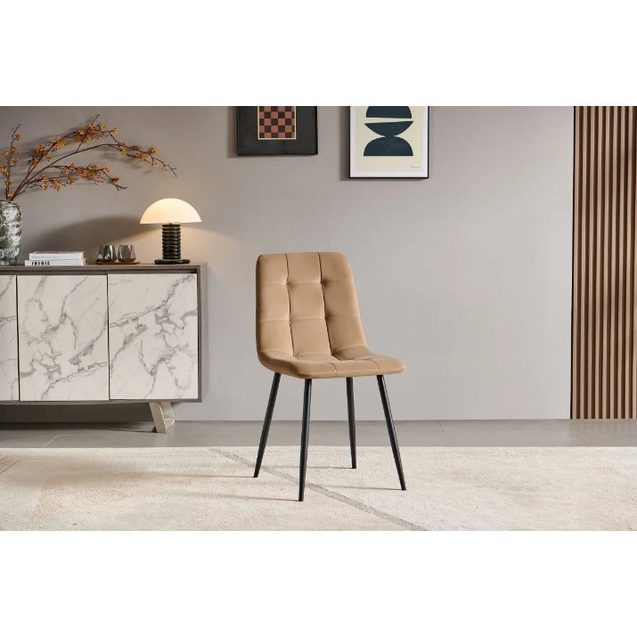 Стул Avanti Ted New Dark Beige Velvet