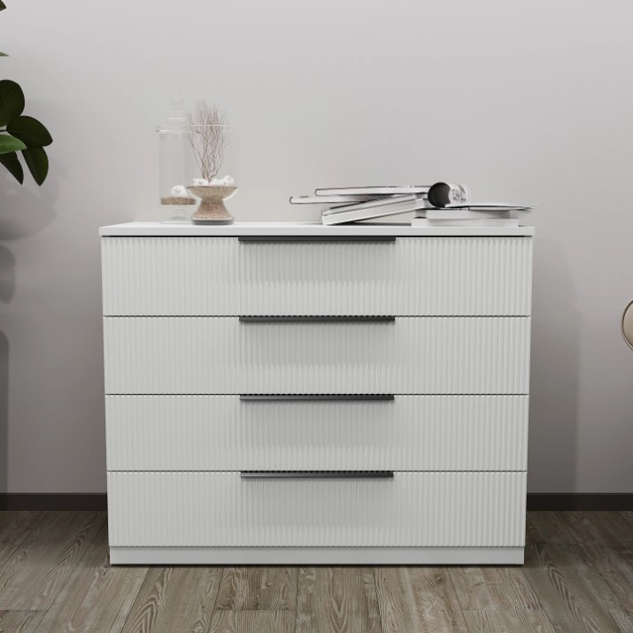 Комод Bayro Murano 1000x810x450 Positano/White Matt (608279)