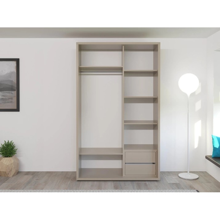 Dulap cu uşi glisante Bayro Murano 1400x2300x600 (606206)