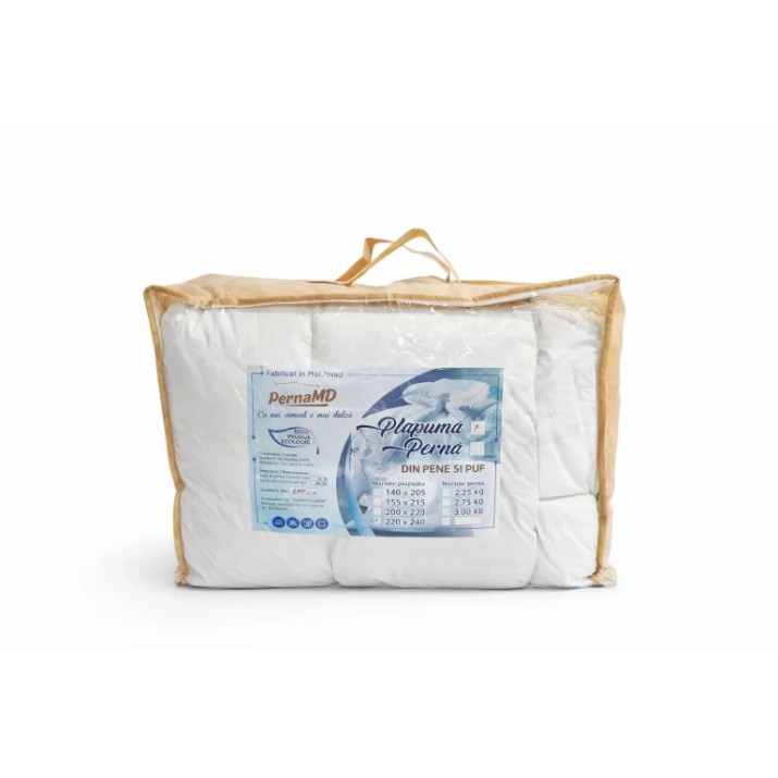 Одеяло Pernamd 172x205 Puf 90% Alb Lux (10052)