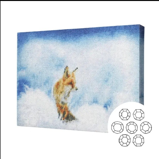 Алмазная мозаика Art Gallery Premium Fox In Winter (GA79398)