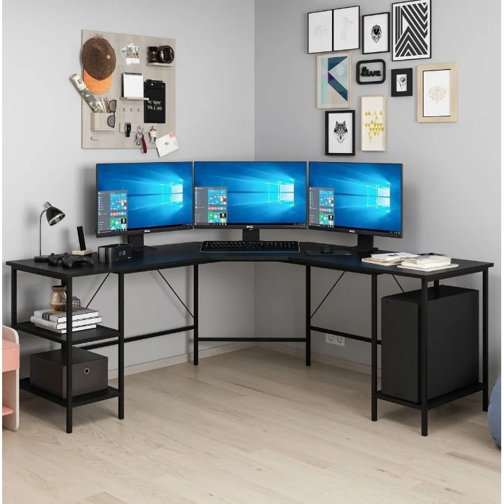 Письменный стол Trendy Power L 8537 Black 180x76x60cm GTR004138