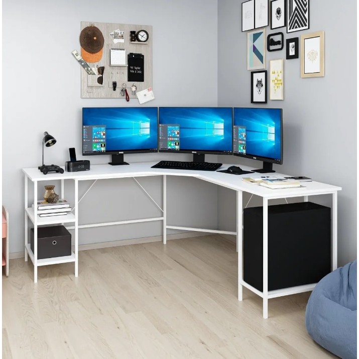 Письменный стол Trendy Power L White 180x76x60cm GTR004140
