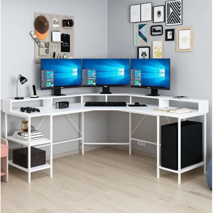 Письменный стол Trendy Power L White 180x90x60cm GTR004141