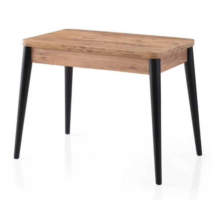 Обеденный стол Trendy Dolunay 1284 Pine Atlantic/Black 100x75x60cm GTR005776