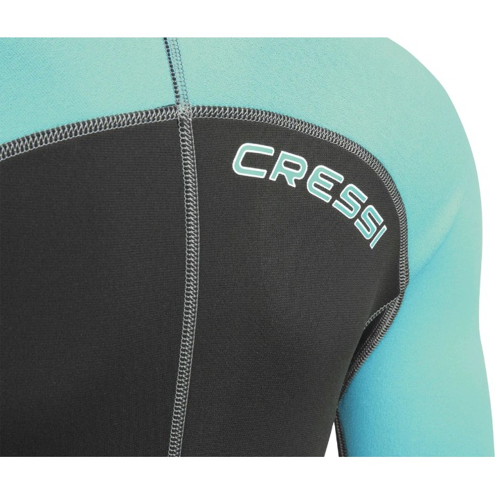 Гидрокостюм Cressi Lido Lady Shorty 2mm L Black/Aquamarine