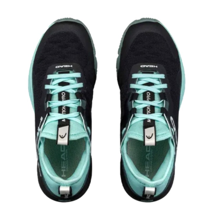 Кроссовки женские Head Motion Pro Padel Women 43 Black/Aqua