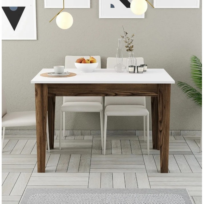 Обеденный стол Trendy Kiev 505 Walnut/White 110x75x72cm GTR001700