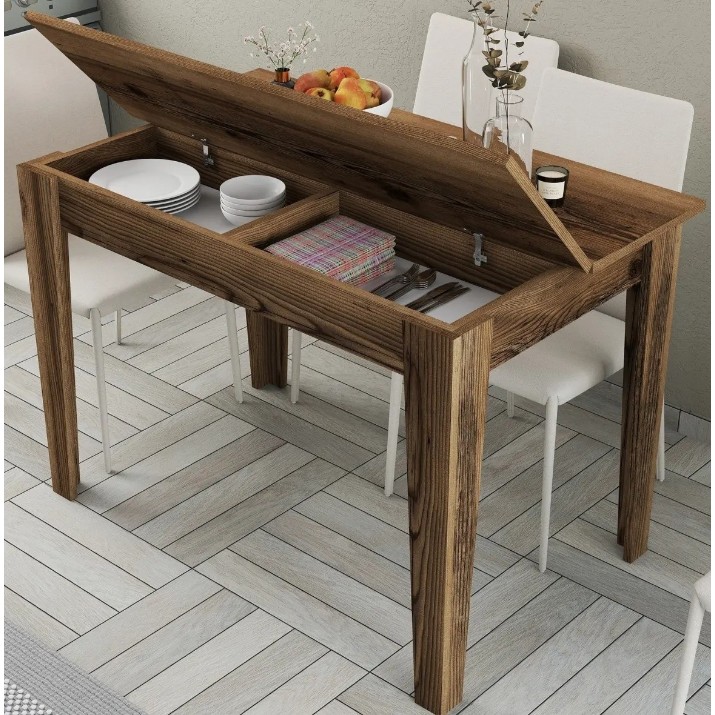 Masă pentru bucătărie Trendy Kiev 507 Walnut 110x75x72cm GTR001702