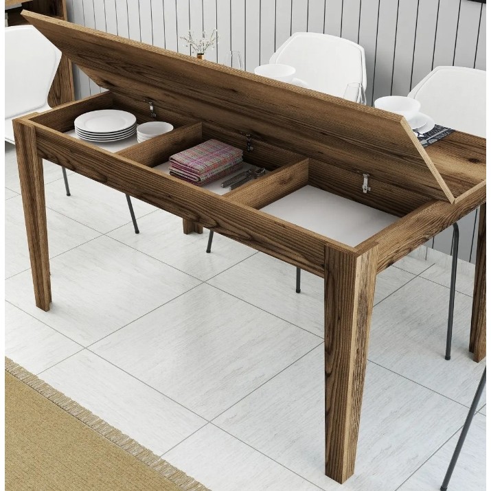 Обеденный стол Trendy Milan 516 Walnut 145x88x75cm GTR001622