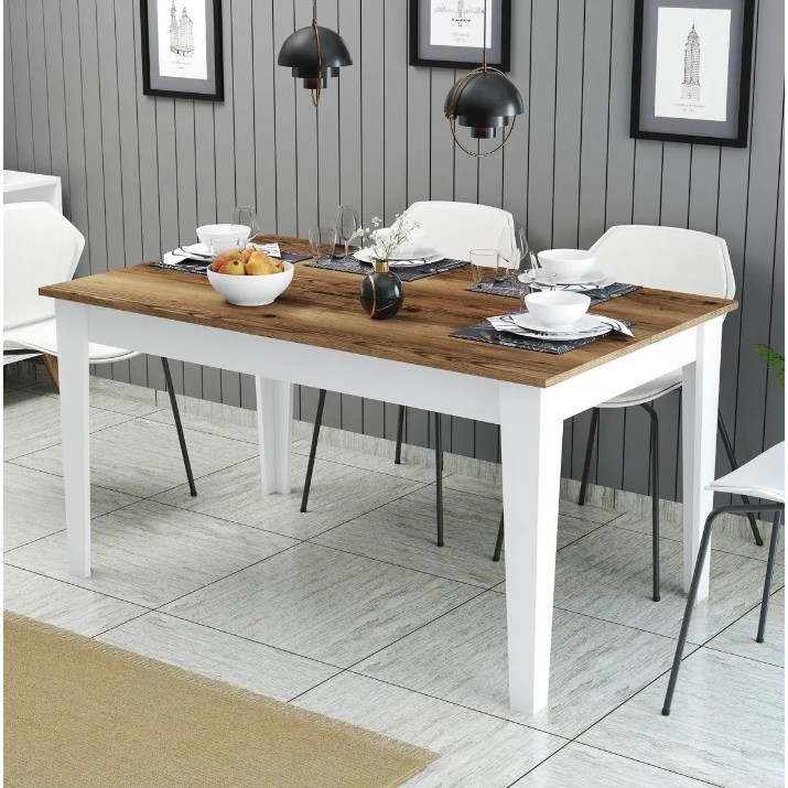Masă pentru bucătărie Trendy Milan 520 White 145x75x88cm (GTR001626)