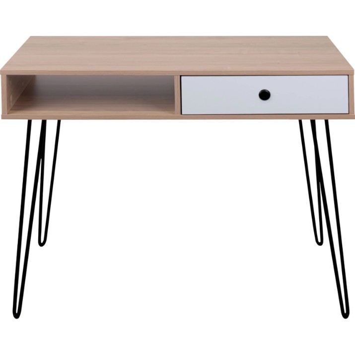 Masa de birou Deco Hampton 100x48x76 (MBHAM-JJLVC-M37BLK)
