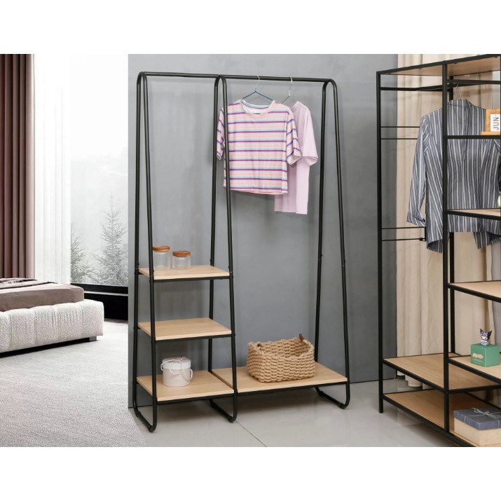 Cuier Deco Hampton 110x40x170 (CHAM-JJLVC-M37BLK)