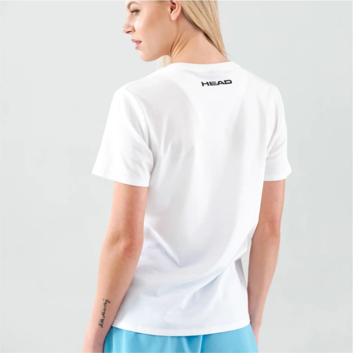 Женская футболка Head We Are Padel II T-Shirt XS White/Navy