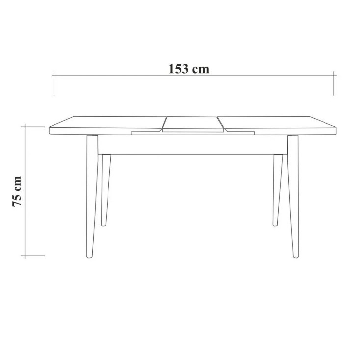 Обеденный стол Trendy Santiago Pine Atlantic 120x77x75cm GTR005788