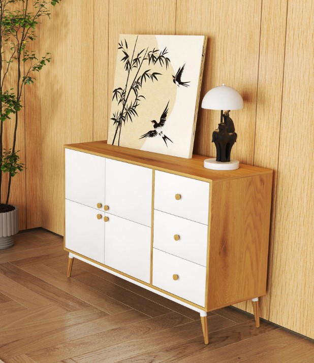 Тумба Deco Marani 120x40x81H Oak/White