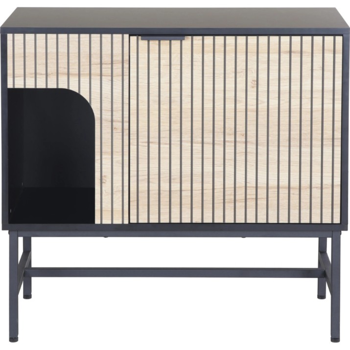 Dulăpior Deco Merlin 80x40x74.7 (MBMRL-JJLVC-M37BLK)