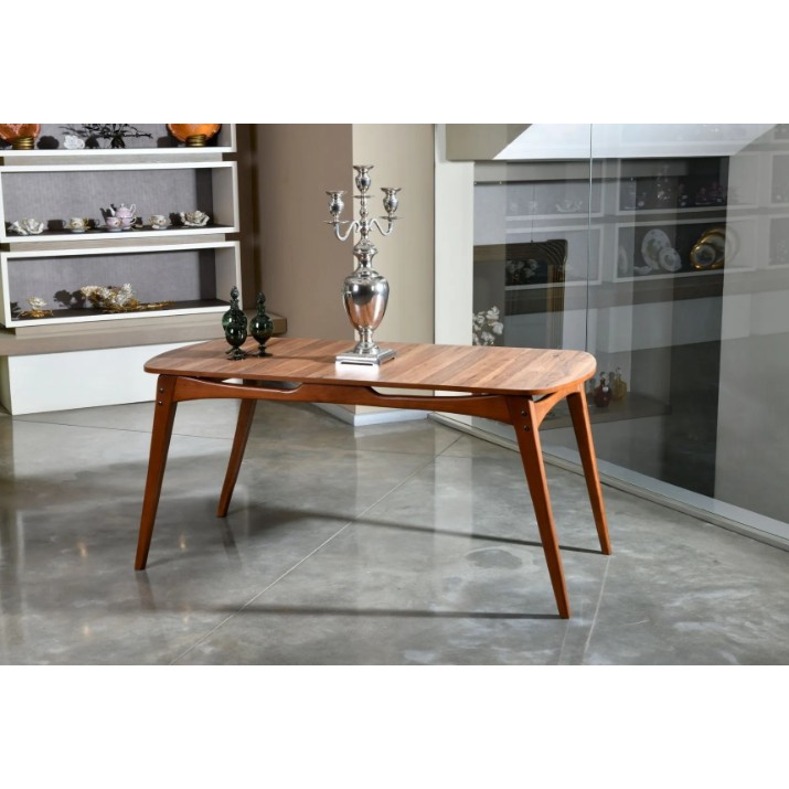 Masă pentru bucătărie Trendy Touch Walnut 160x80x75cm GTR005768