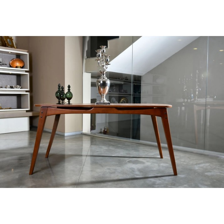 Masă pentru bucătărie Trendy Touch Walnut 160x80x75cm GTR005768