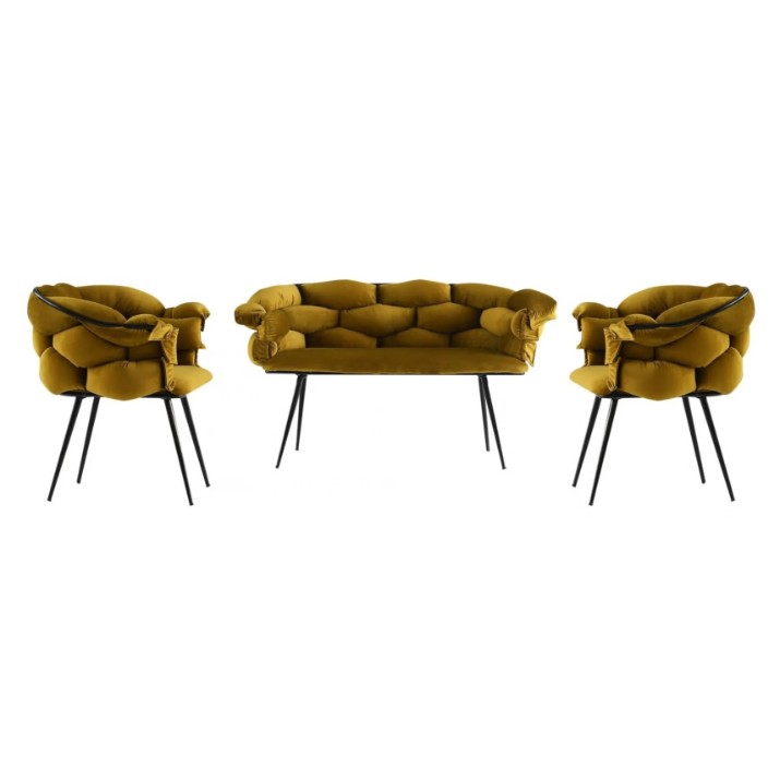 Комплект мягкой мебели Trendy Balon 2138 Ocher/Black GTR006949
