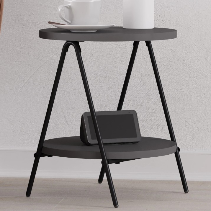 Măsuţă cafea Showdeko Essel Anthracite