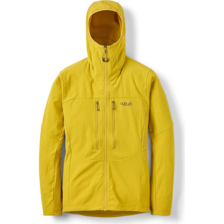 Мужская ветровка Rab Ascendor Pro Hoody S Dark Pollen