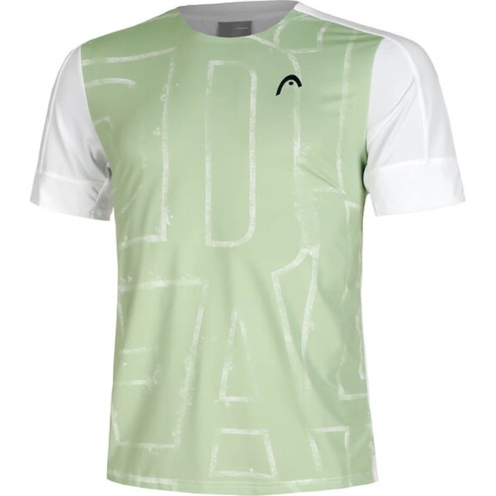 Мужская футболка Head Play Tech T-Shirt II Men XXL White/Celery Green