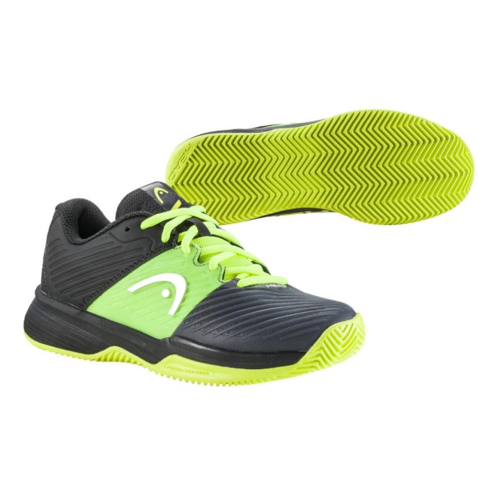Кроссовки детские Head Revolt Pro 4.0 Clay Junior 37 Black/Yellow