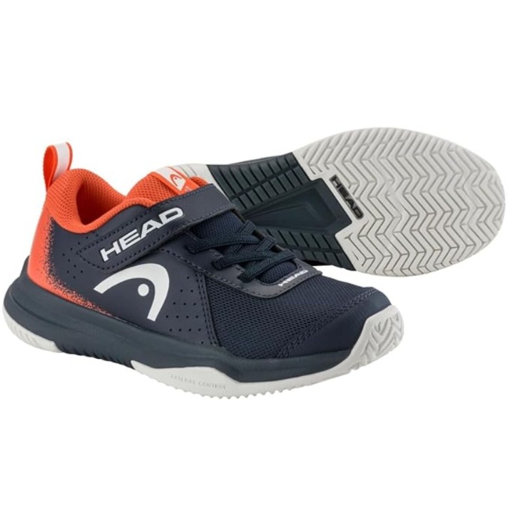 Adidași pentru copii Head Sprint Strap 4.0 30 Dark Blue/Red