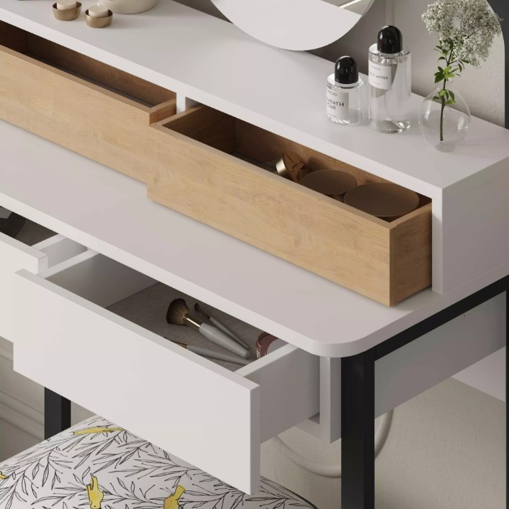 Туалетный столик Showdeko Lora White (M.MA.24723.2)