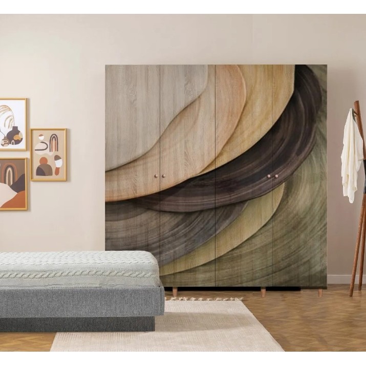 Шкаф Trendy Loni 4 -977 Sonoma 180x192x52cm GTR005864