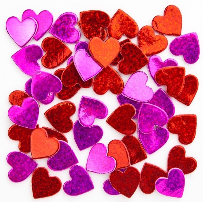 Наклейки DPCraft Hearts 60pcs (KSPI-396)