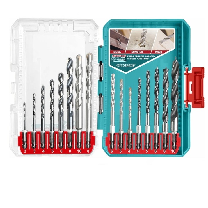 Набор свёрл Total Tools TACSDL11608