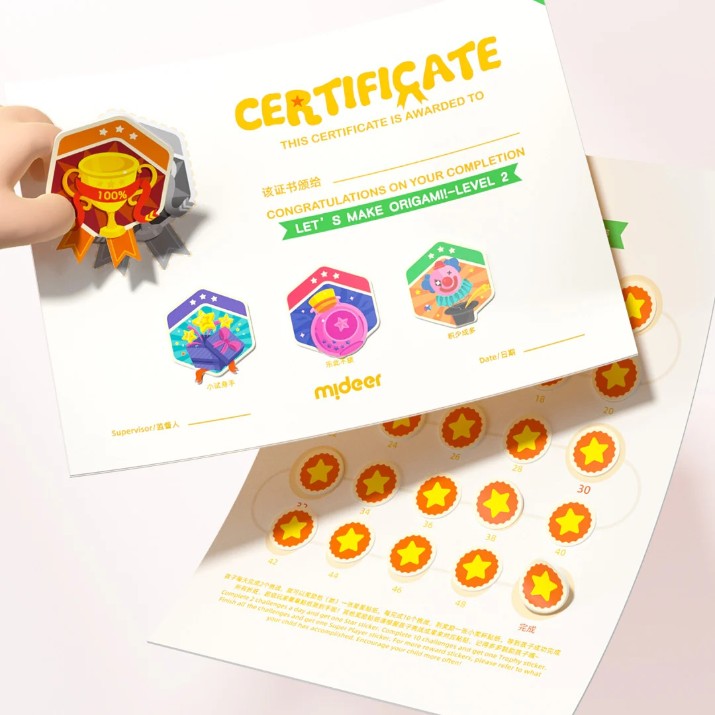 Набор для творчества Mideer Let's Cut Paper Level 1 (6936352533665)