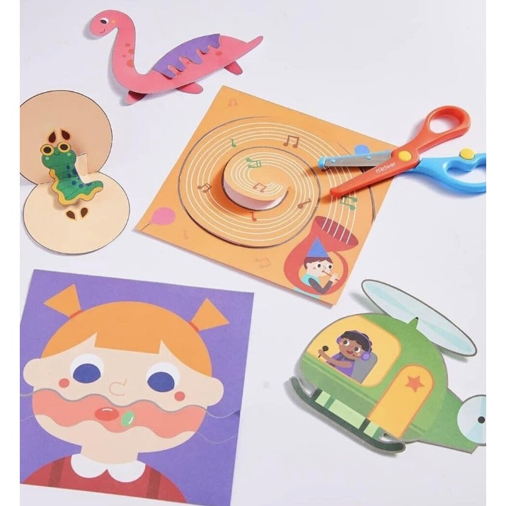 Набор для творчества Mideer Let's Cut Paper Level 2 (6936352533672)