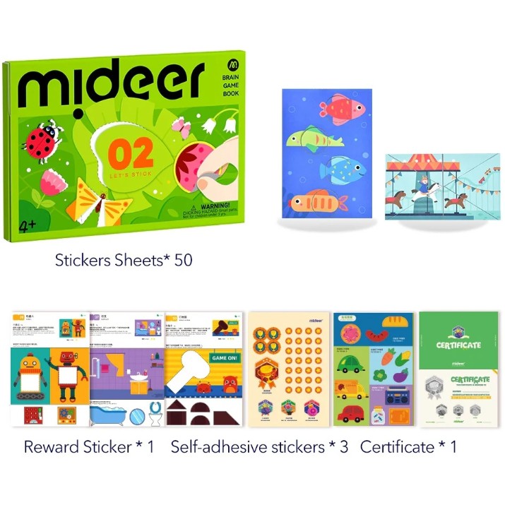 Набор для творчества Mideer Let's Stick Level 2 (6936352533702)