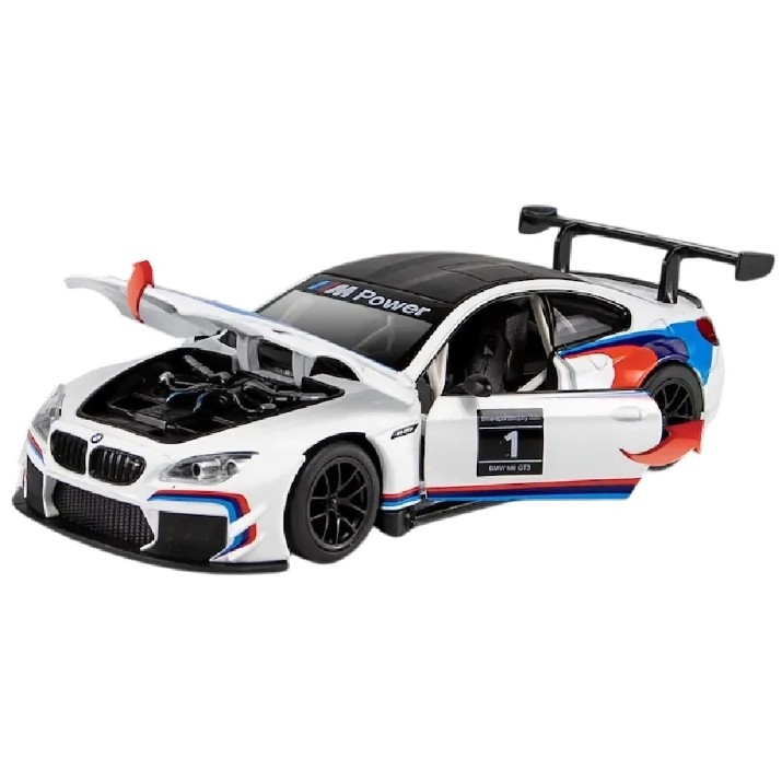 Машина MSZ 1:24 BMW M6 GT3 White (68255A/2)