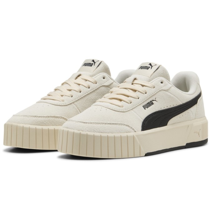 Ghete pentru dame Puma Carina Mia Suede Alpine Snow/Puma Black, s.41