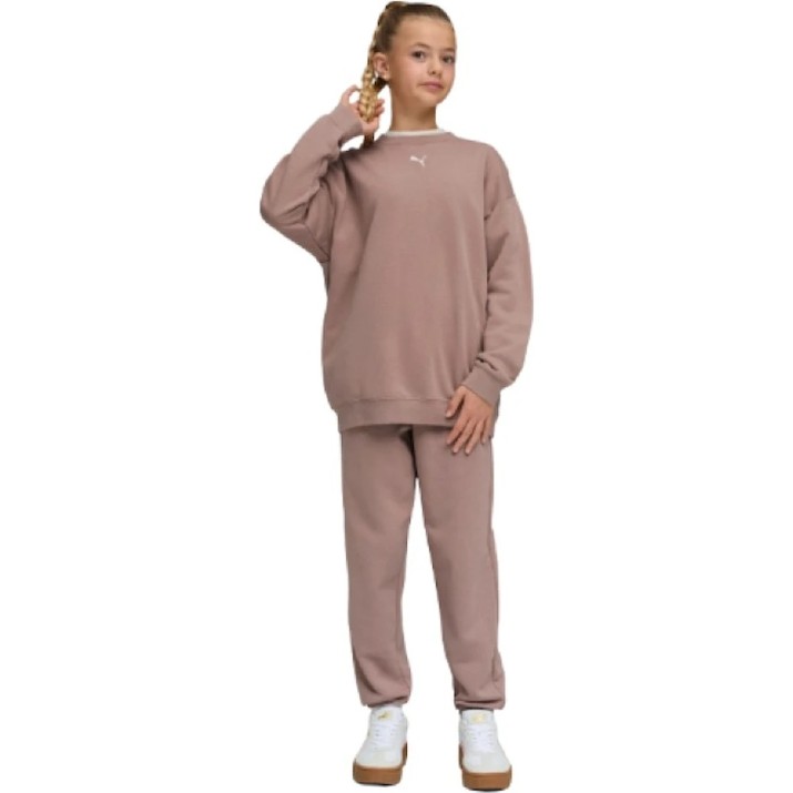 Детский спортивный костюм Puma Loungewear Oversized Sandstone, s.164