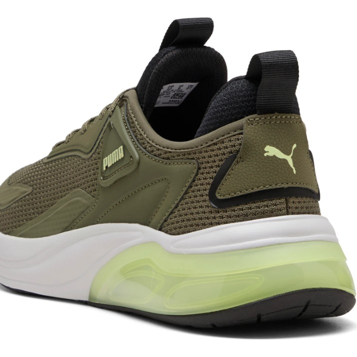 Adidași pentru bărbați Puma Cell Thrill Loden Green/Puma Black/Apple Spritz, s.40