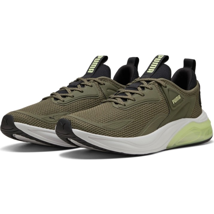 Adidași pentru bărbați Puma Cell Thrill Loden Green/Puma Black/Apple Spritz, s.47