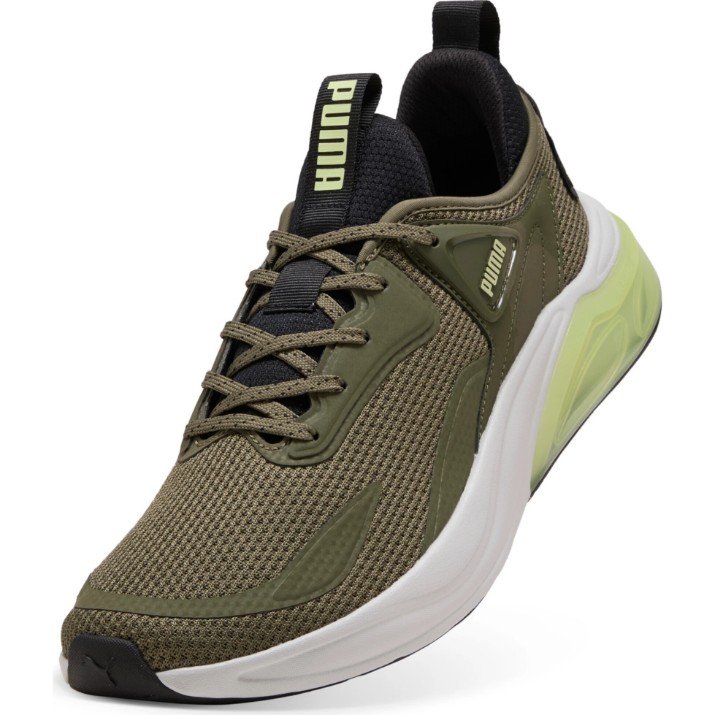 Adidași pentru bărbați Puma Cell Thrill Loden Green/Puma Black/Apple Spritz, s.47